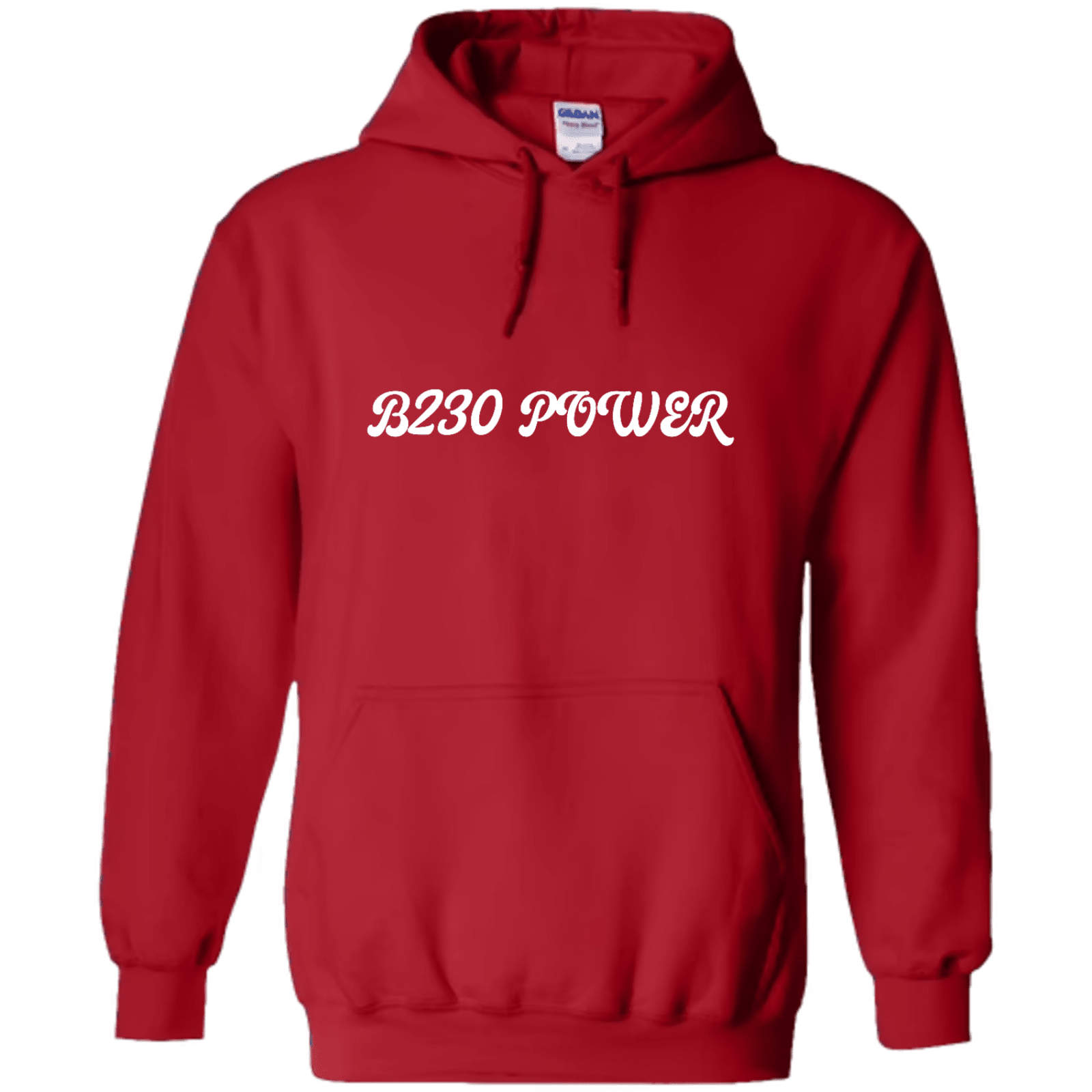 "B230 Power" - Hoodie med Tryck - TryckXpressen