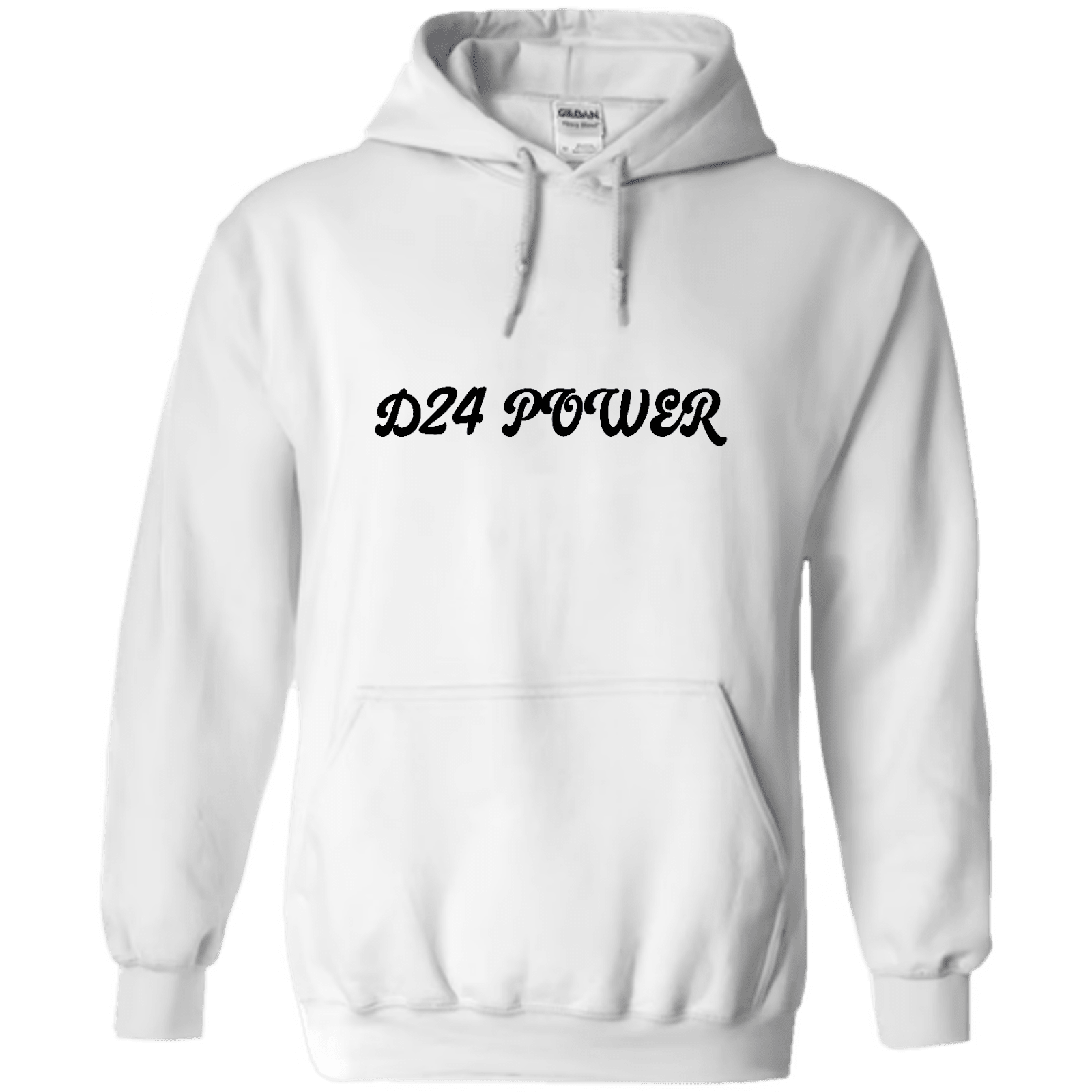 "D24 Power" - Hoodie med Tryck - TryckXpressen