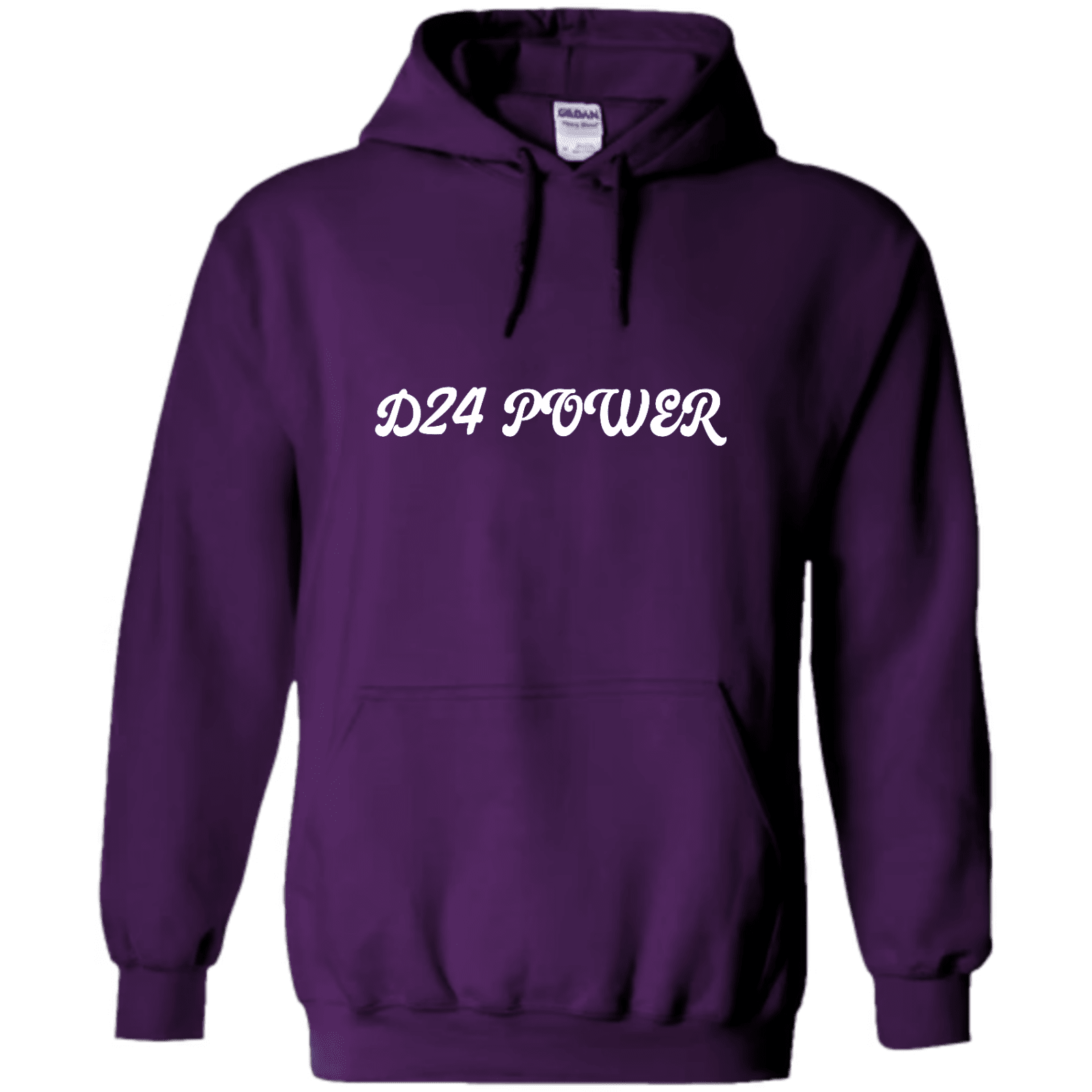 "D24 Power" - Hoodie med Tryck - TryckXpressen