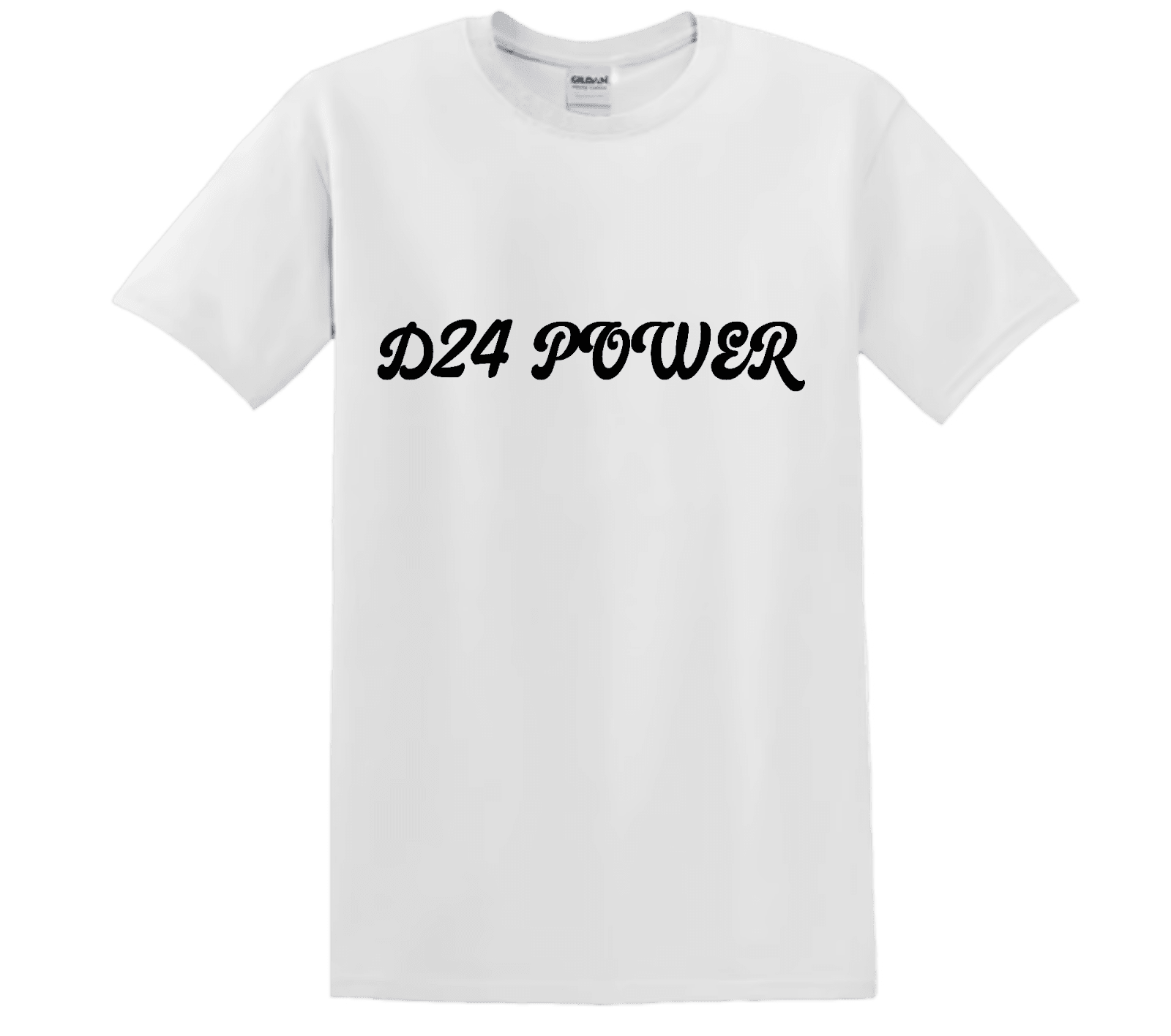 "D24 Power" - T-Shirt med Tryck - TryckXpressen