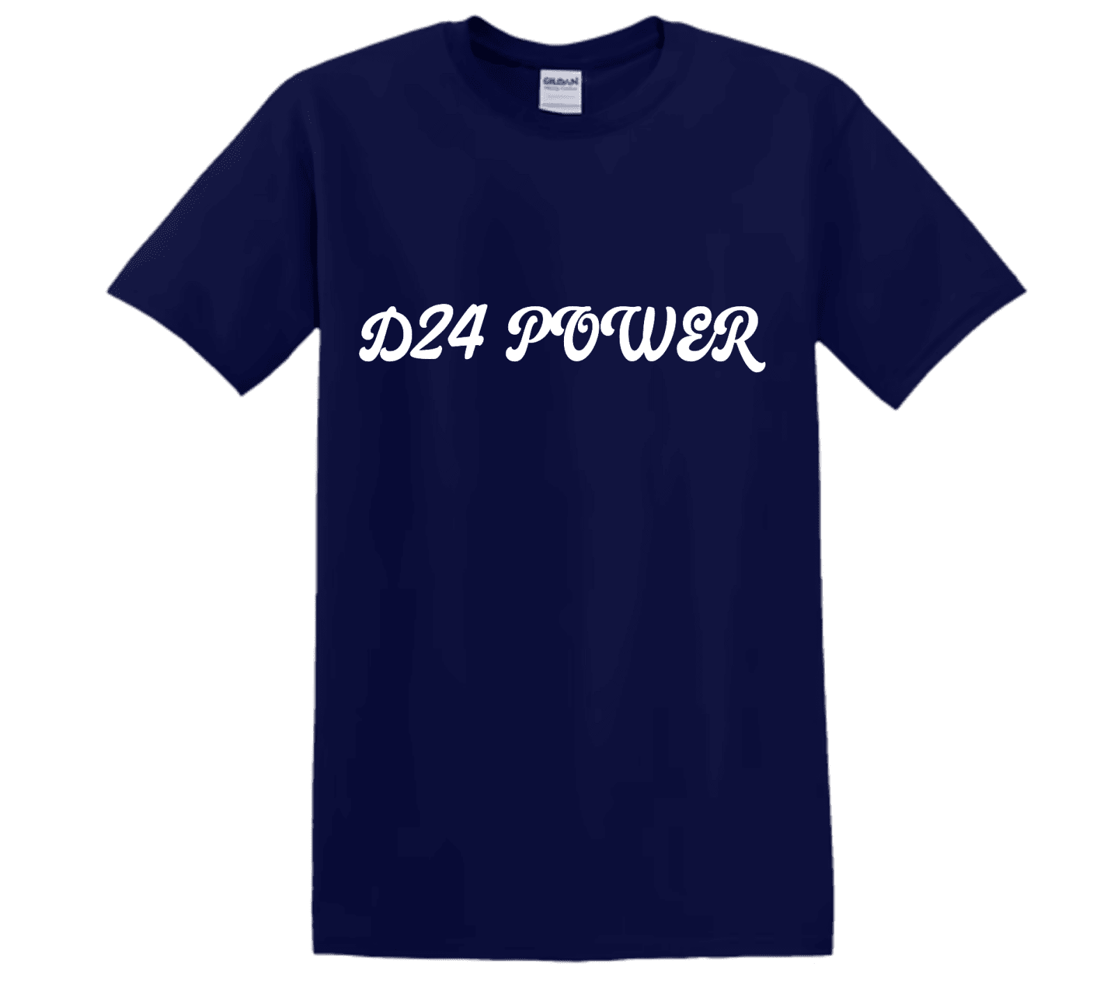 "D24 Power" - T-Shirt med Tryck - TryckXpressen