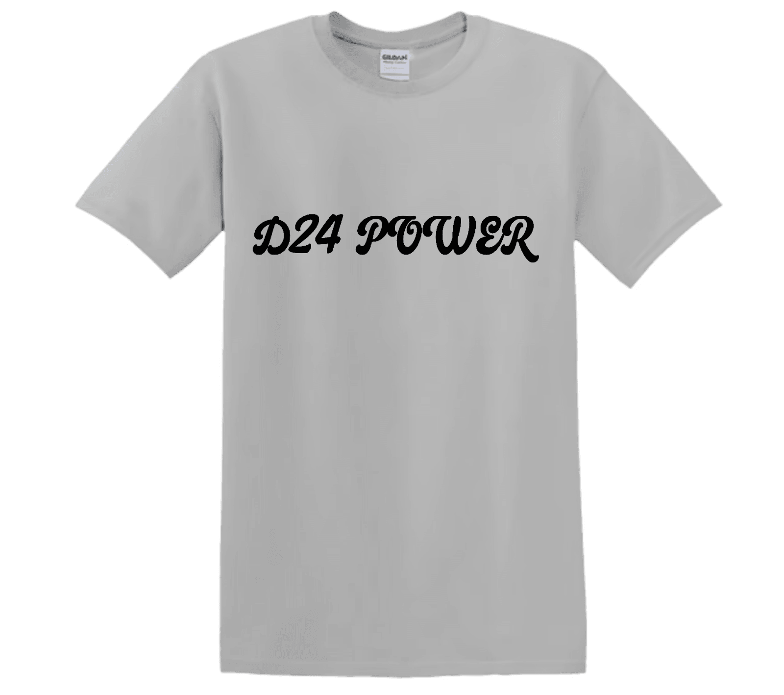 "D24 Power" - T-Shirt med Tryck - TryckXpressen
