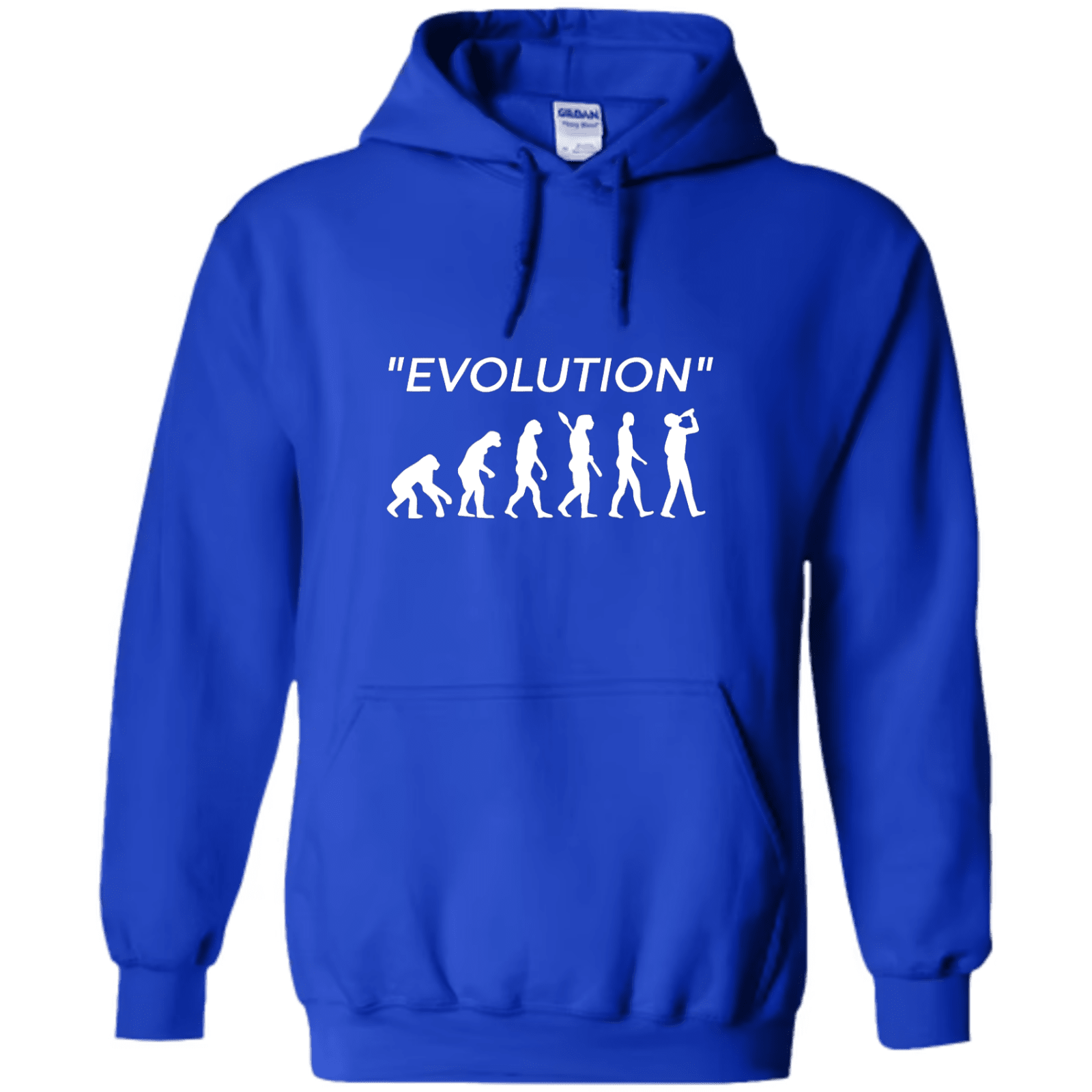 "Evolution" - Hoodie med Tryck - TryckXpressen