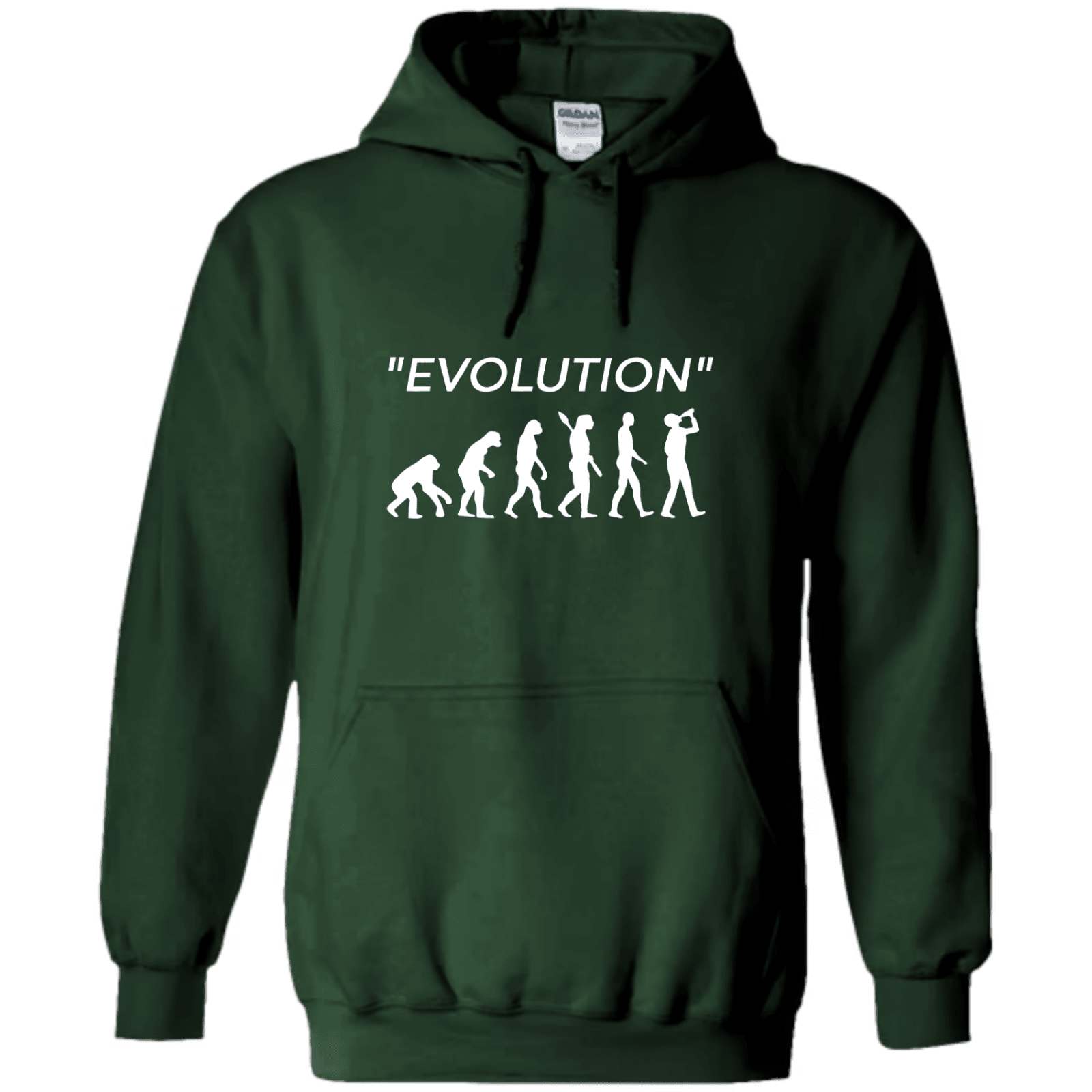 "Evolution" - Hoodie med Tryck - TryckXpressen