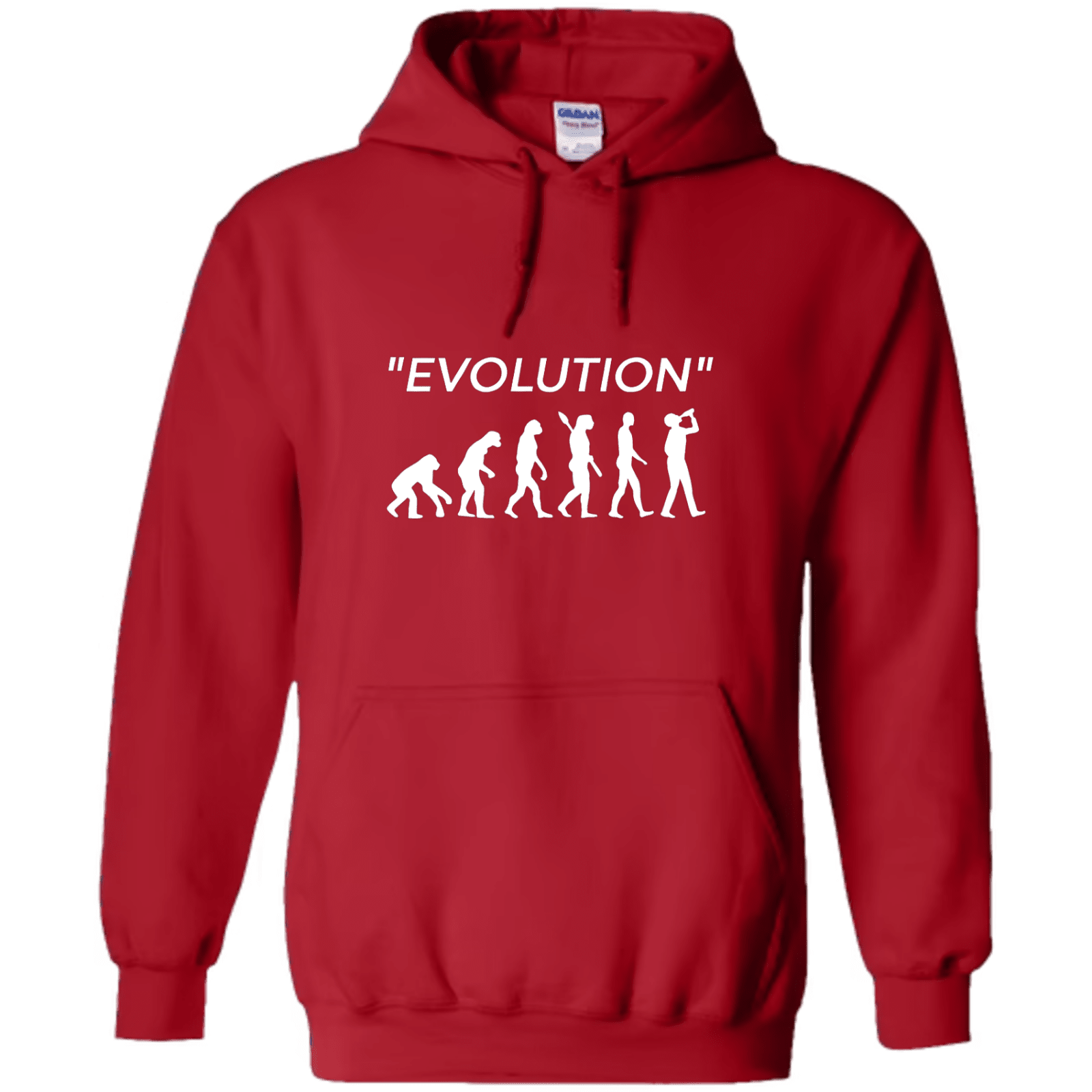 "Evolution" - Hoodie med Tryck - TryckXpressen