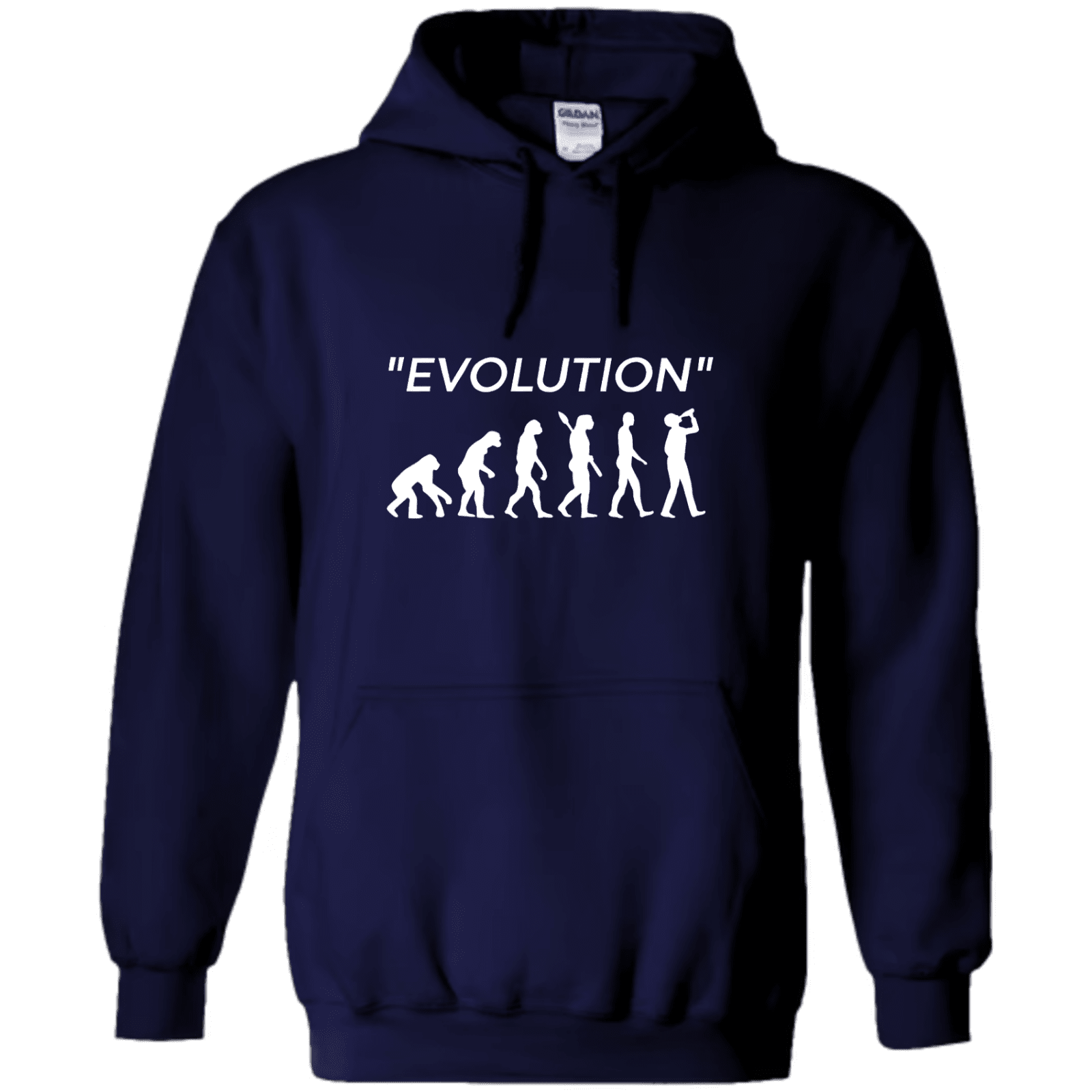 "Evolution" - Hoodie med Tryck - TryckXpressen