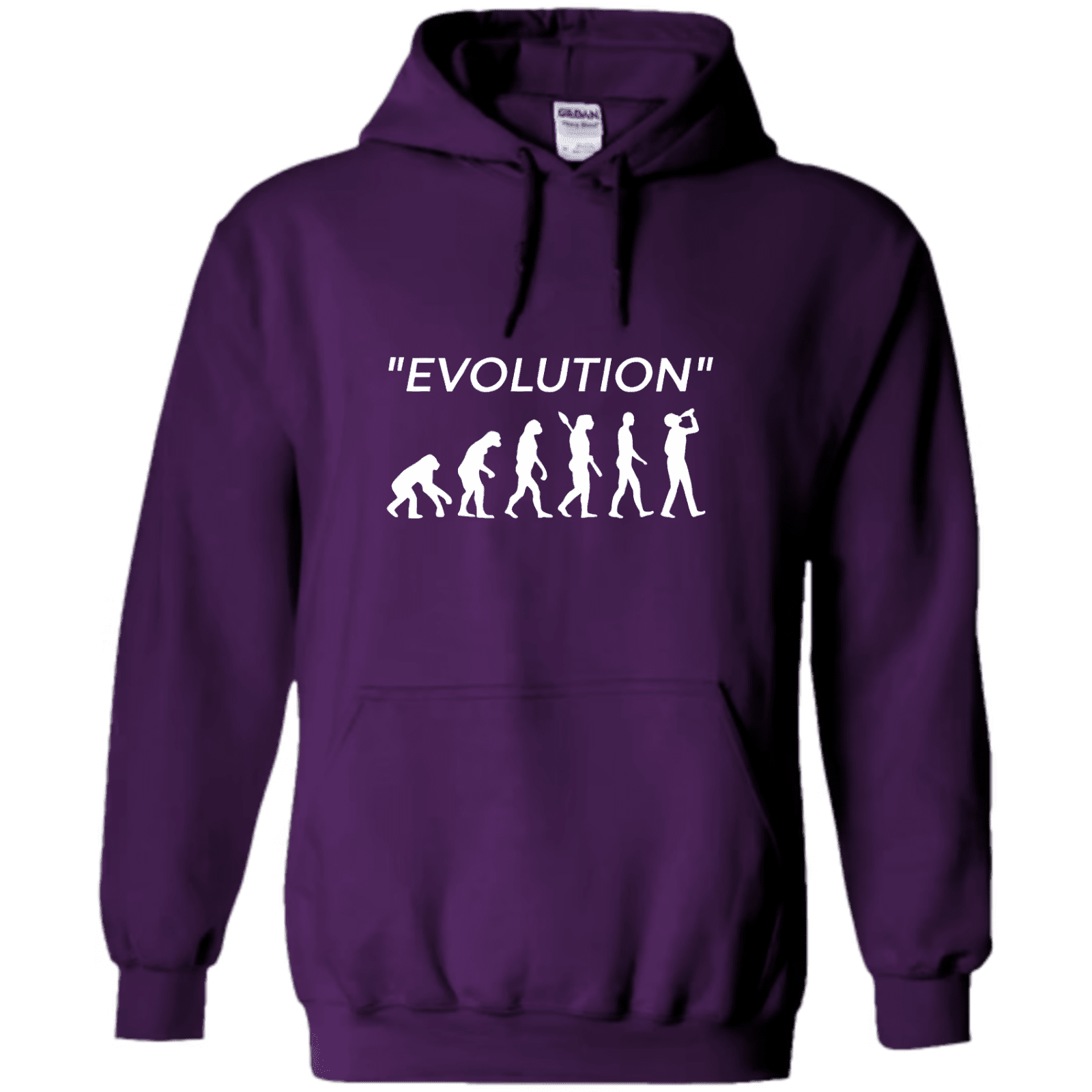 "Evolution" - Hoodie med Tryck - TryckXpressen