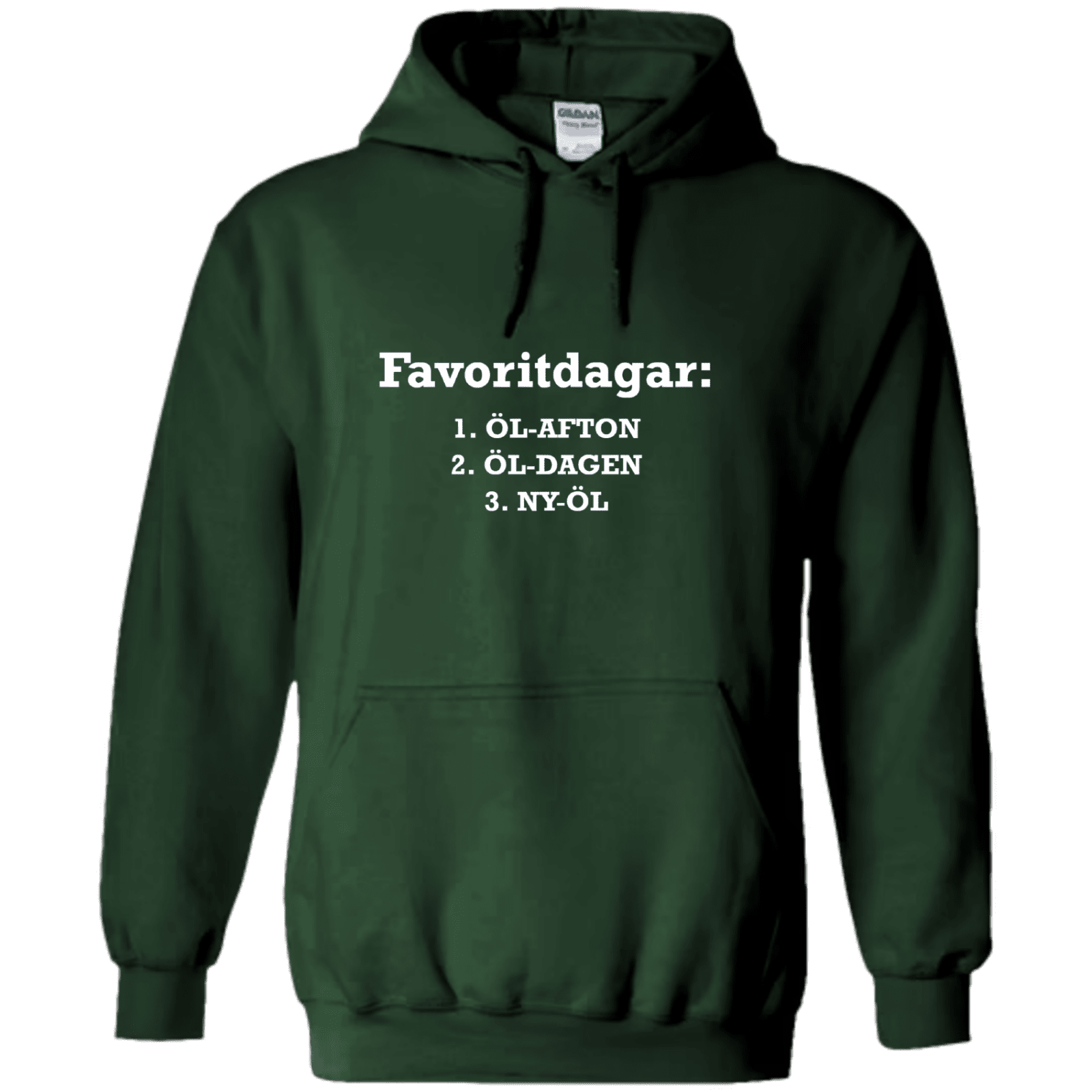 "Favoritdagar" - Hoodie med Tryck - TryckXpressen