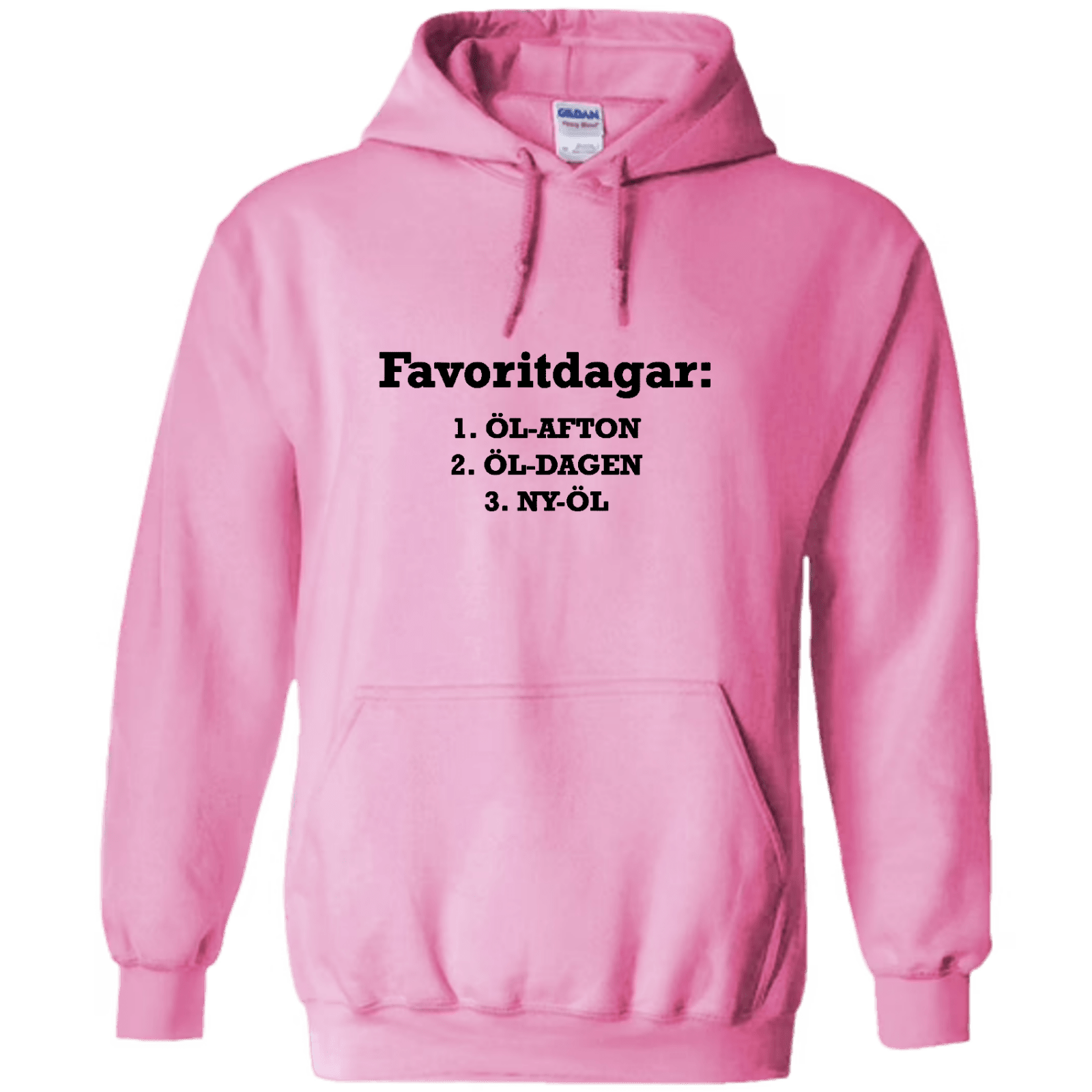 "Favoritdagar" - Hoodie med Tryck - TryckXpressen