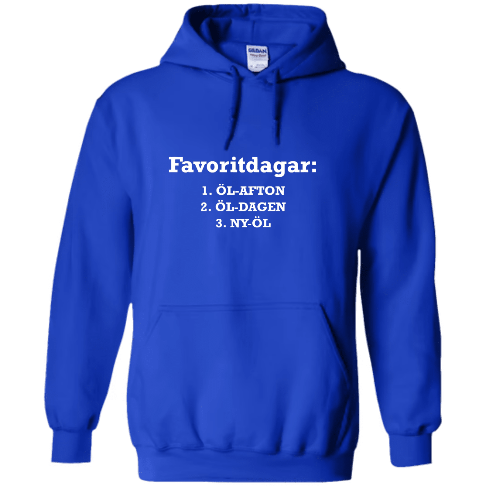 "Favoritdagar" - Hoodie med Tryck - TryckXpressen