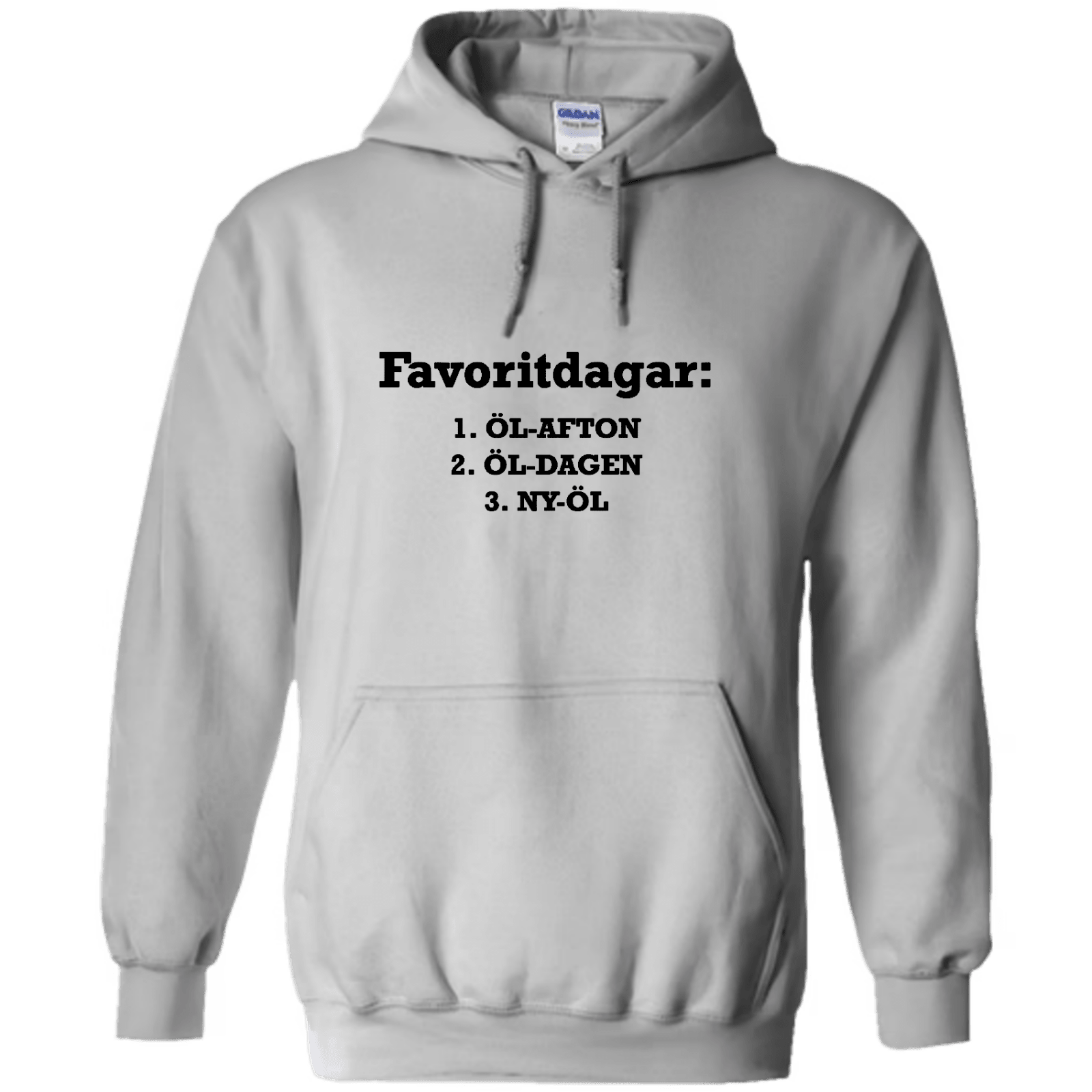 "Favoritdagar" - Hoodie med Tryck - TryckXpressen
