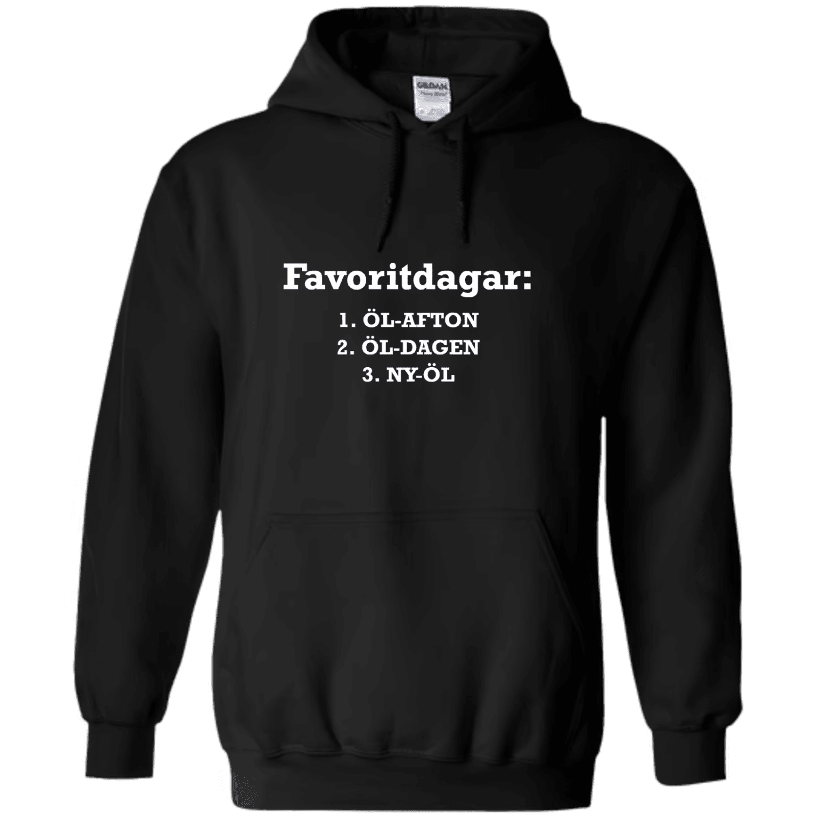 "Favoritdagar" - Hoodie med Tryck - TryckXpressen