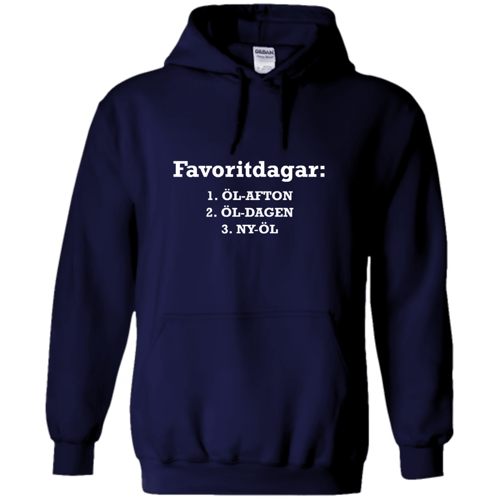 "Favoritdagar" - Hoodie med Tryck - TryckXpressen