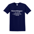 "FAVORITDAGAR" - T-Shirt med Tryck