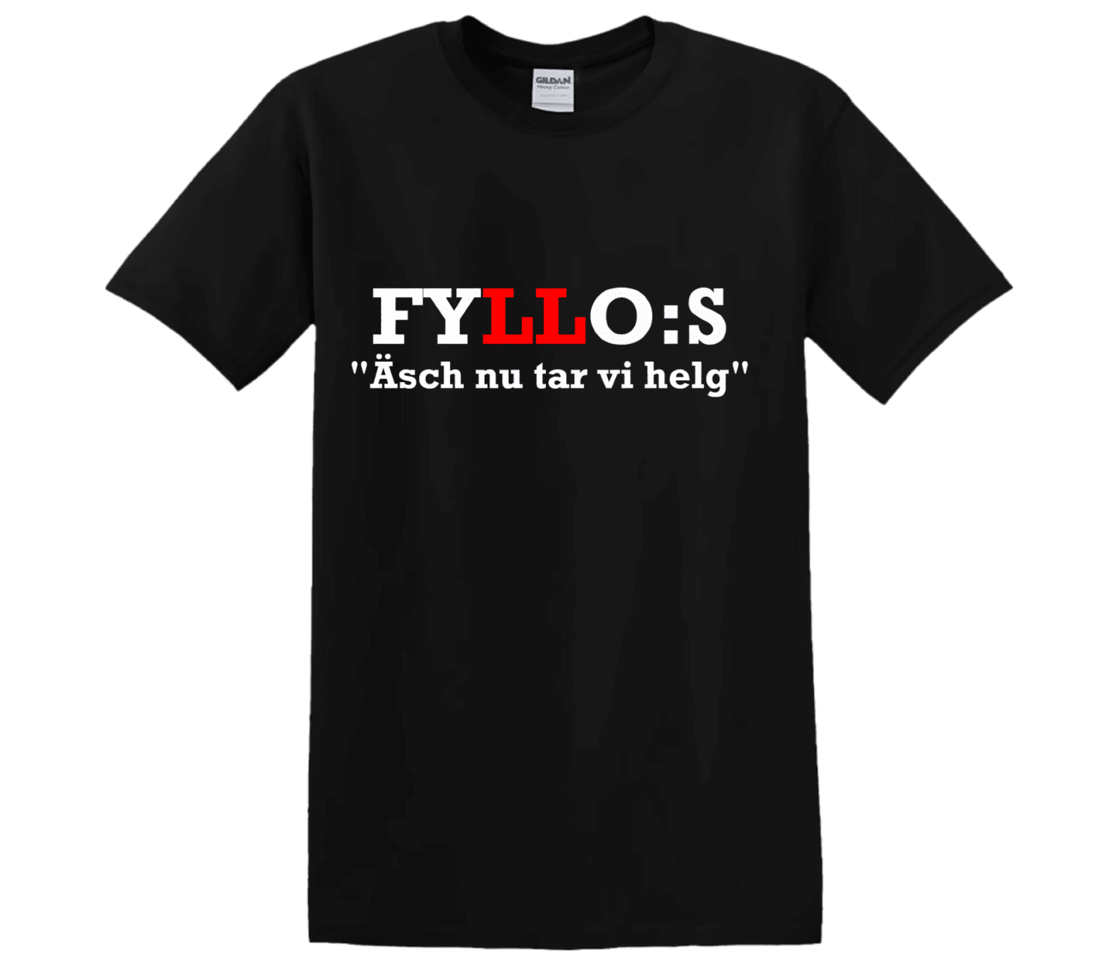 "Fyllos" - T-Shirt med Tryck - TryckXpressen
