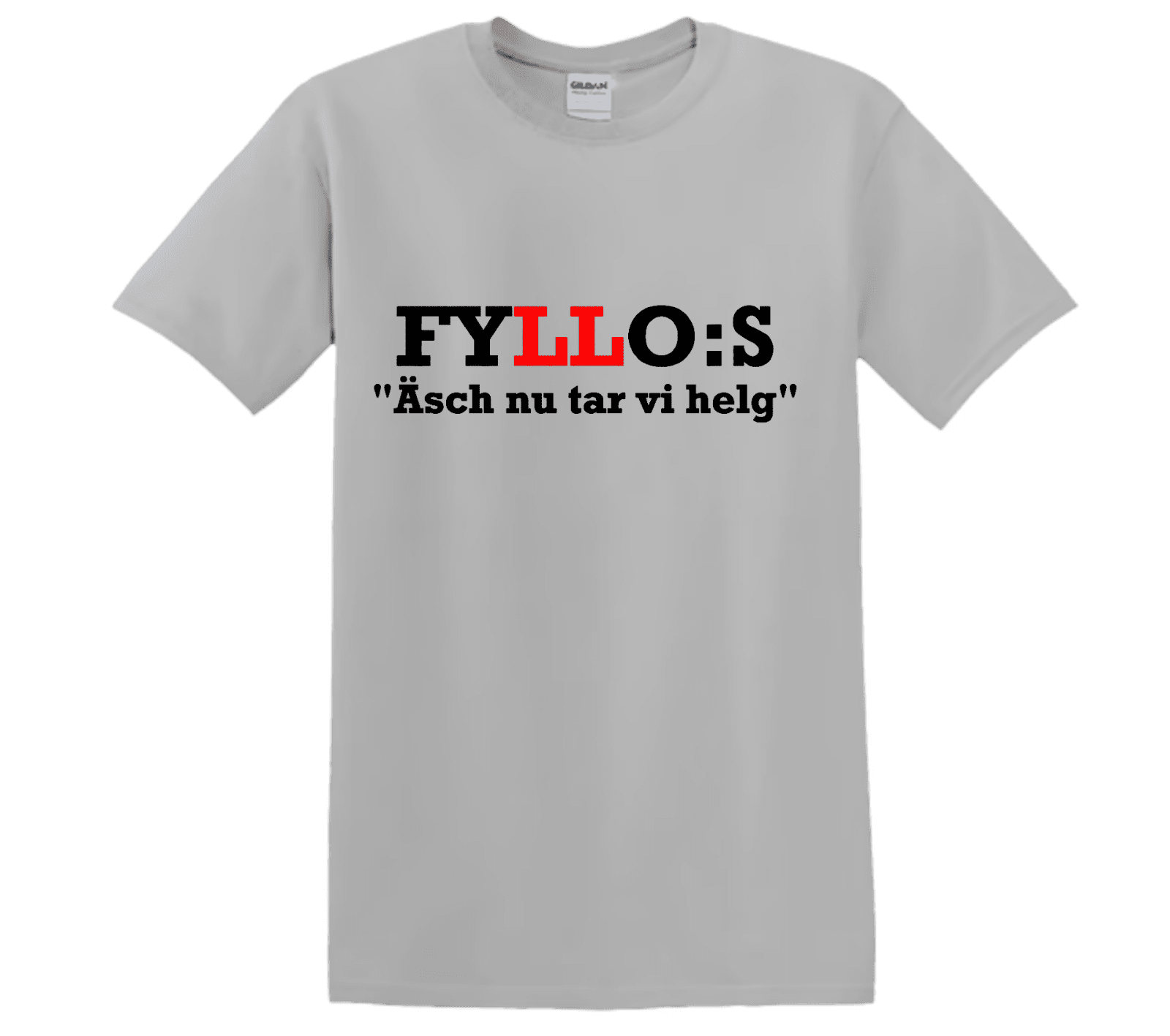 "Fyllos" - T-Shirt med Tryck - TryckXpressen