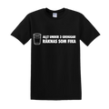 "Allt under 3 groggar är en fika" - T-Shirt med Tryck