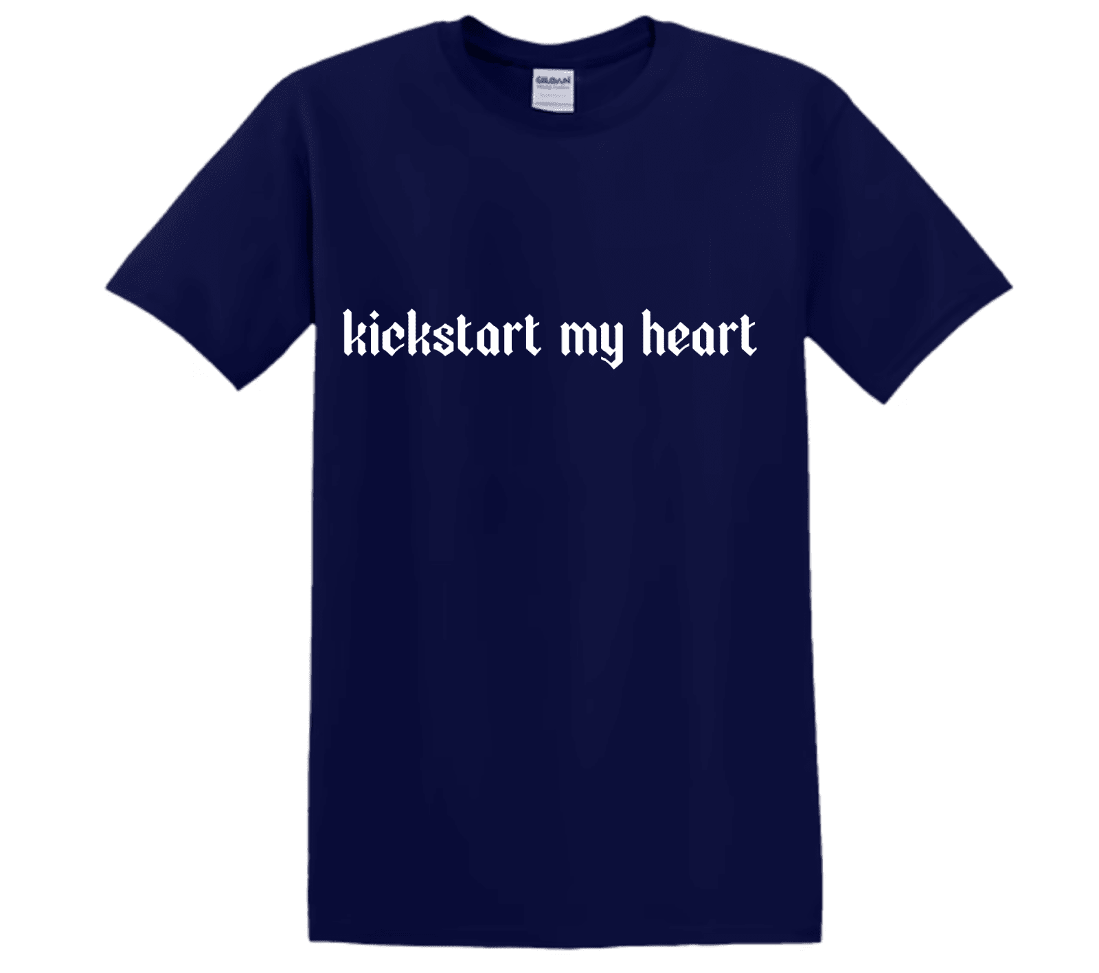 "Kickstart my Heart" - T-Shirt med Tryck - TryckXpressen