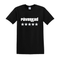 "PÅVERKAD 5 Stars" - T-Shirt med Tryck