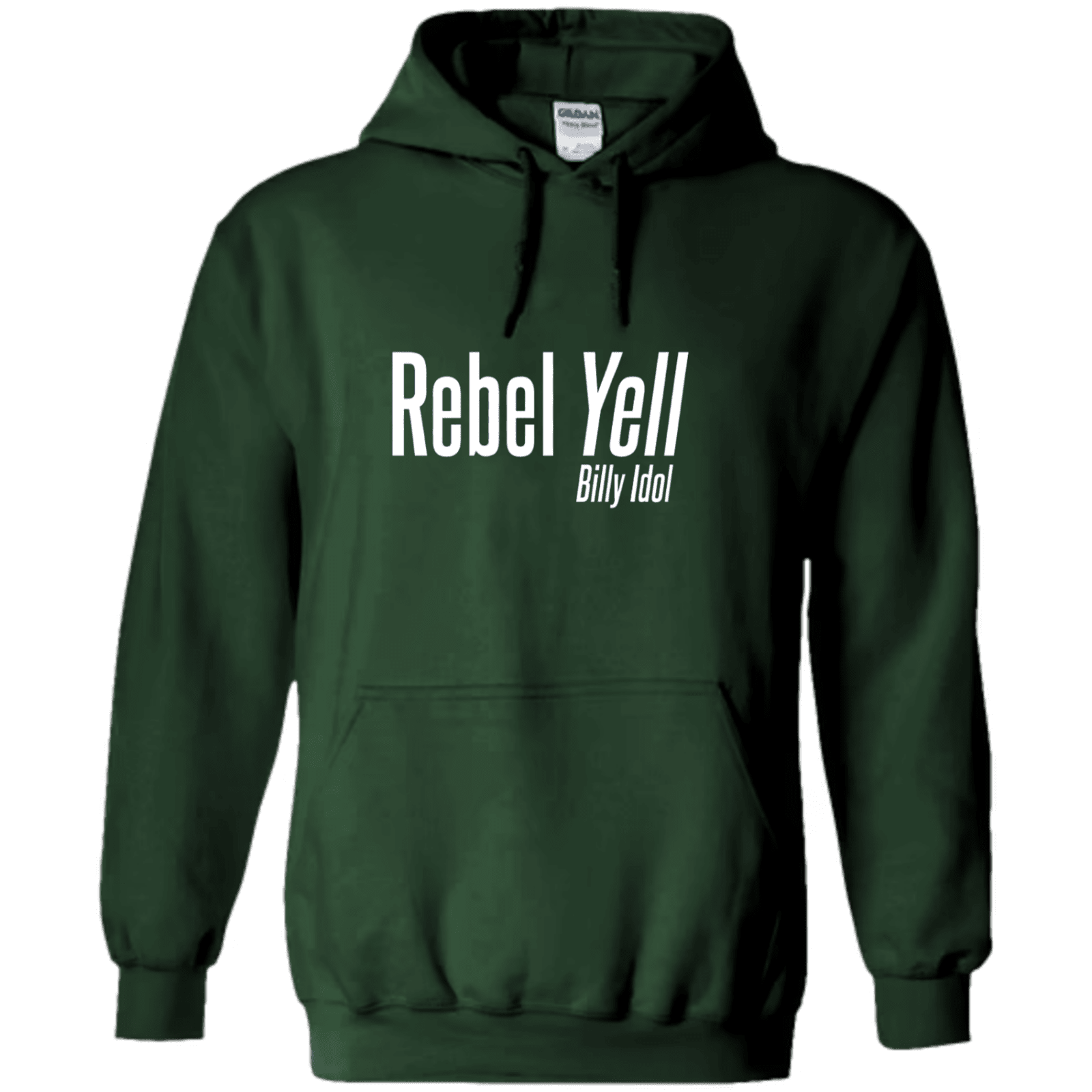 "Rebel Yell, Billy Idol" - Hoodie med Tryck - TryckXpressen