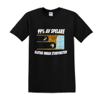 "99% AV SPELARE SLUTAR INNAN STORVINSTEN" - T-Shirt med Tryck