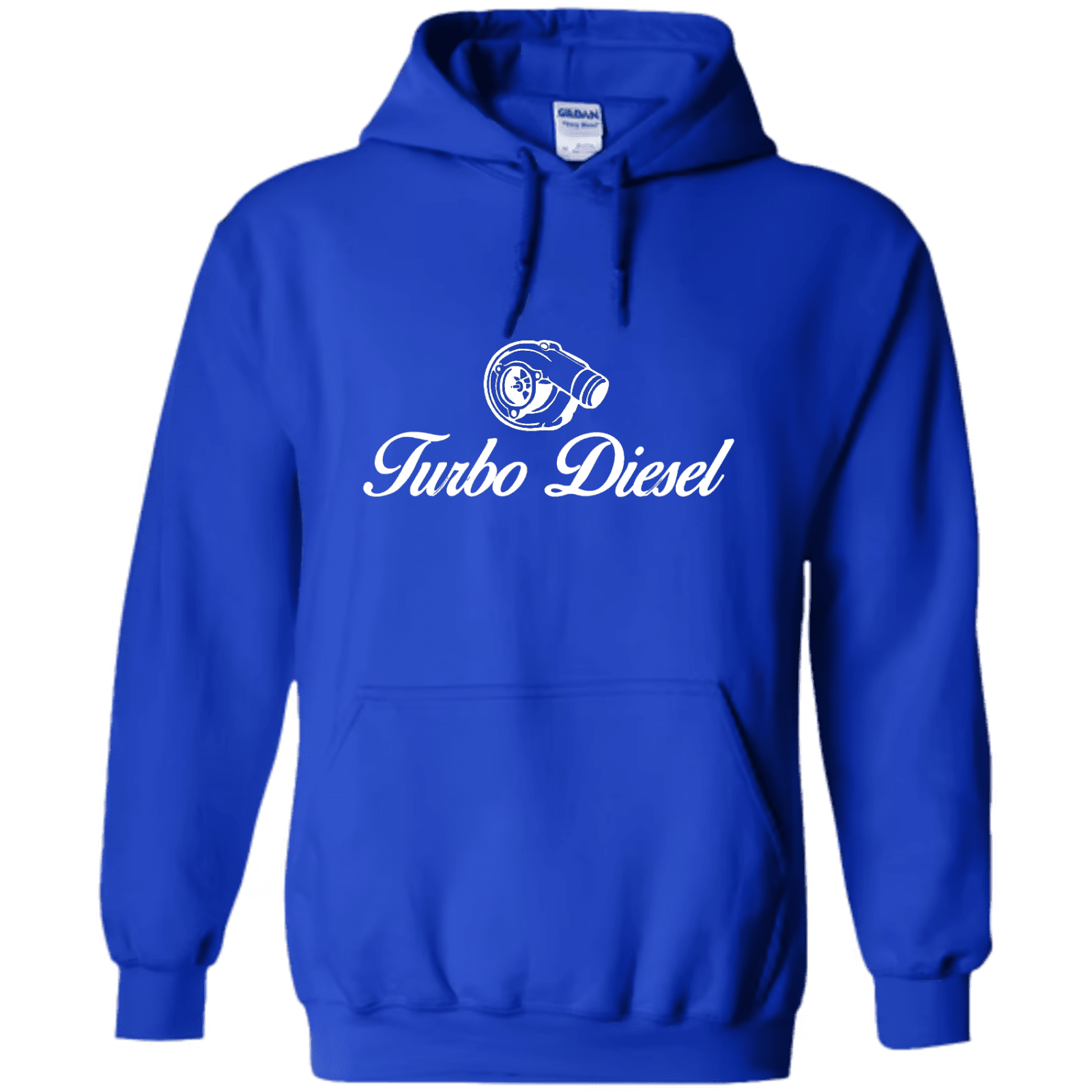 "Turbo Diesel" - Hoodie med Tryck - TryckXpressen
