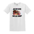 "JAG KAN SLUTA NÄR JAG VUNNIT" - T-Shirt med Tryck